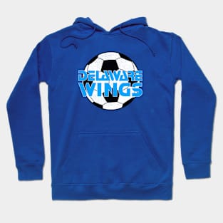 Defunct Delaware Wings - ASL Soccer 1974 Hoodie